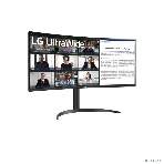 Монитор 34' LG UltraWide 34WR55QK-B VA 3440x1440, 100 Гц, 5 мс, 21:9, 300 кд/м², DP 1.4, 2xHDMI 2.0, USB Type-C, USB Hub, изогнутый экран (1800R), черный, фото9
