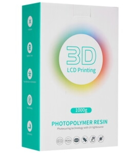 Фотополимерная смола NVPrint Standard Resin Grey для 3D печати; 1 кг/бут