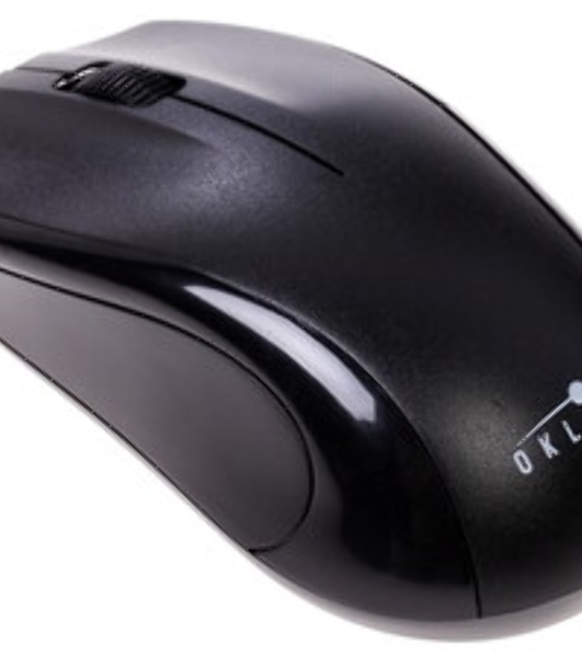 Мышь проводная Oklick 185M черный, 1200 dpi, USB, кнопки - 3