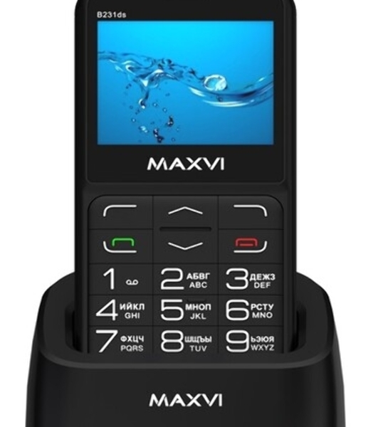 Мобильный телефон Maxvi B231ds черный