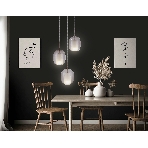 Подвесной светильник Ambrella light LH11156/3 BK/WH/TI черный/белый/янтарь E27*3 max 60W D425*1500, фото3