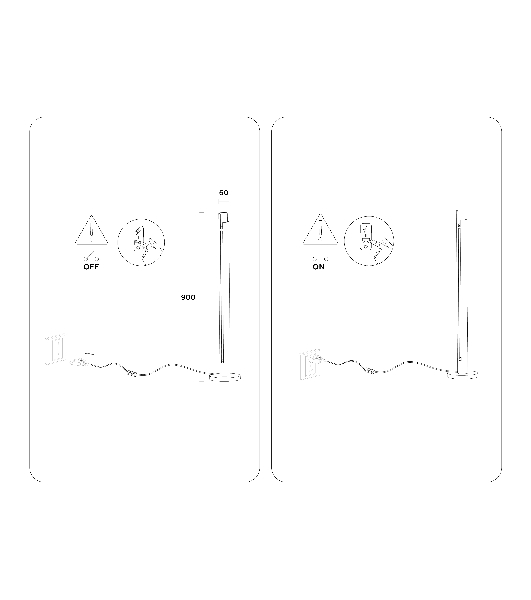 Светильник Ambrella light TN71342 WH белый LED 10W 4200K D60*900