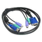 Переключатель D-Link DKVM-CB5Кабель KVM для подключения клавиатуры, мыши и монитора, длина 4,5 м, фото2