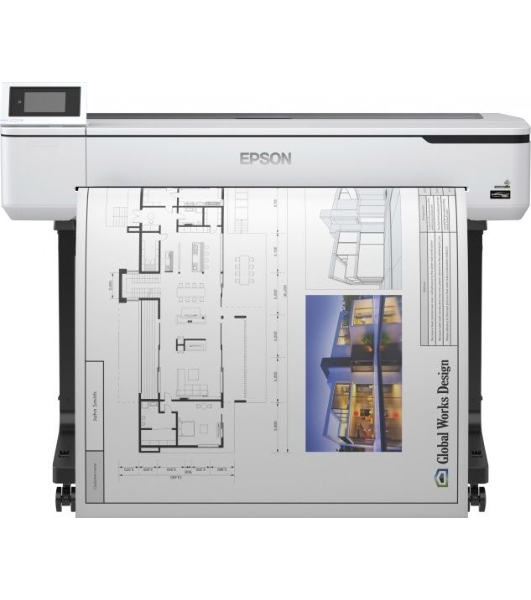 Плоттер струйный Epson SureColor SC-T5100, A0, цветной, 36', 1200x2400 dpi, USB, Gigabit Ethernet, WiFi