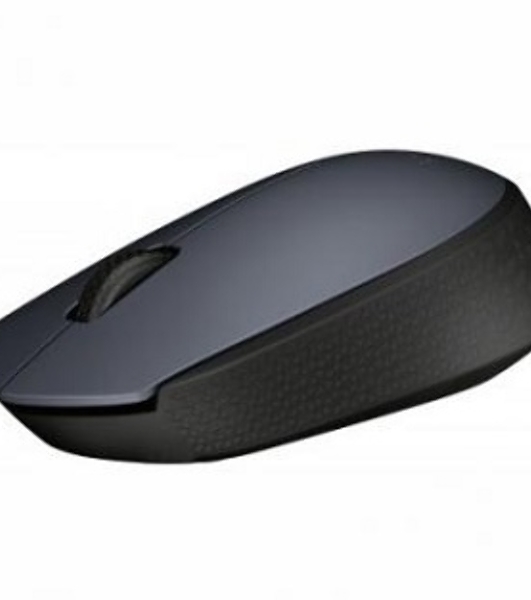 Мышь беспроводная Logitech M170 черный/темно-серый, 1000 dpi, радиоканал, USB, кнопки - 3