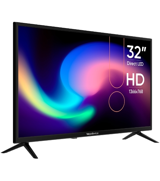 Телевизор TopDevice 32' TDTV32BN02H черный LED HD 60Hz