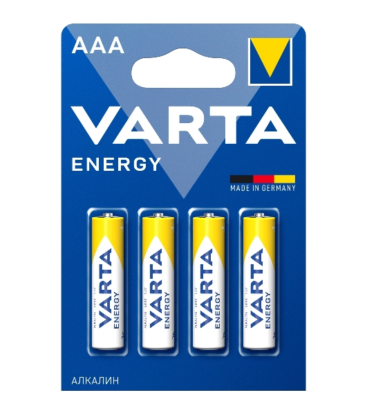 Батарейки VARTA ENERGY AAA бл. 4 (рус.)