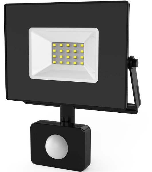 Прожектор светодиодный Gauss Elementary LED 30W 2100lm IP65 6500К с датчиком движения