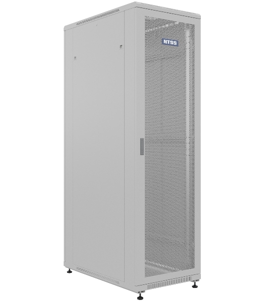 Шкаф серверный NTSS Премиум (NTSS-R42U60100PD/PDD) напольный 42U 600x1000мм пер.дв.перфор. задн.дв.перфор.2-хст. 900кг серый IP20 сталь