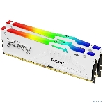 Оперативная память Kingston Fury Beast, DDR5, 32Gb (2x16Gb), 5200MHz, CL40, DIMM, с радиаторами, RGB, белый, фото9