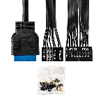 Компьютерный корпус Minitower ExeGate BAA-308U2-UNS400 (mATX, БП UNS400 с вент. 12см, 1хUSB/2хUSB 3.0, HD Audio, черный), фото5