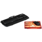 Комплект клавиатура+мышь Qumo Wartime проводной, USB, 3200 DPI, чёрный, фото9