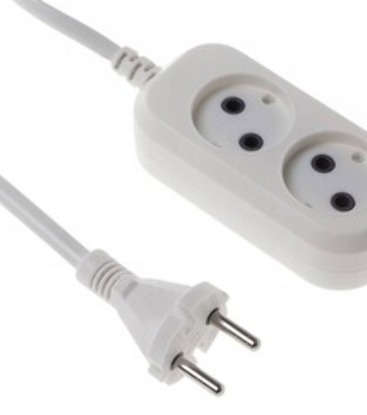Сетевой удлинитель Buro BU-PSL2.1/W 1.5 м (2 розетки) белый (пакет ПЭ)