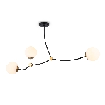 Светитльник Ambrella Light TR2568/3 BK/SB черный/бронза E27/3 max 60W 1130*150*540, фото7
