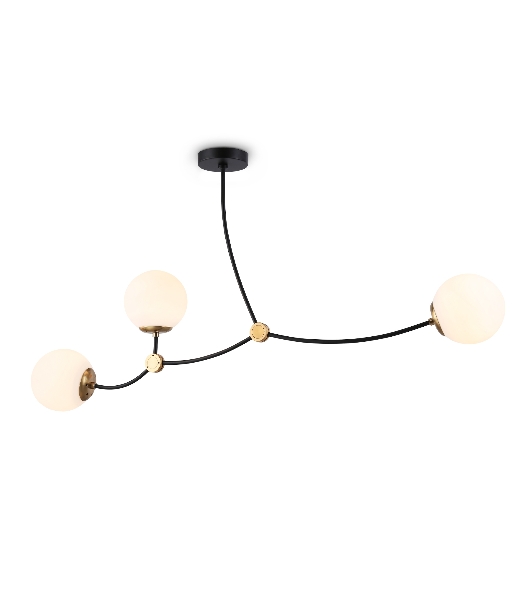 Светитльник Ambrella Light TR2568/3 BK/SB черный/бронза E27/3 max 60W 1130*150*540