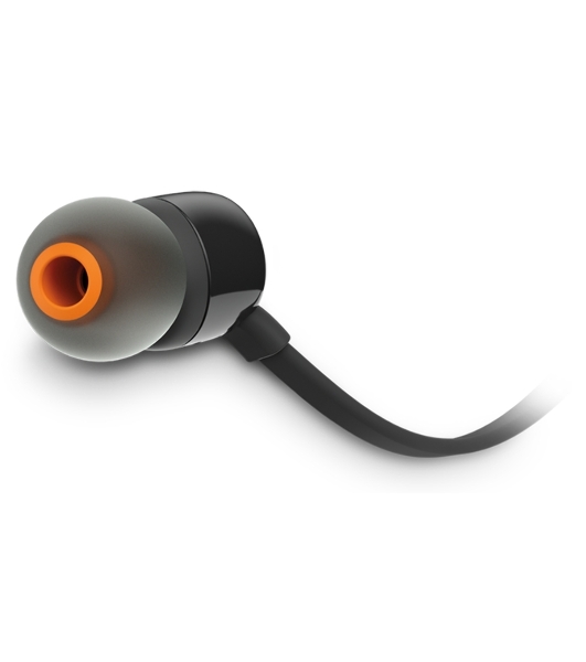 Проводные наушники JBL Tune 110 черный, внутриканальные, Jack 3.5 мм