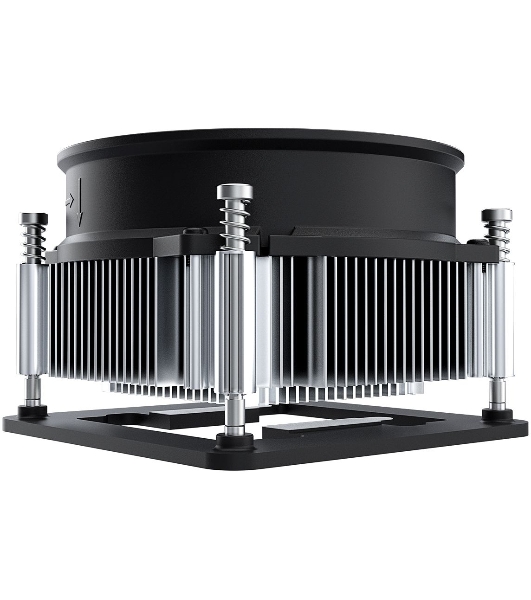 Кулер ID-COOLING DK-19 PWM серебристый/черный 92мм алюминий 2200rpm 26db 4-pin 95W 55мм