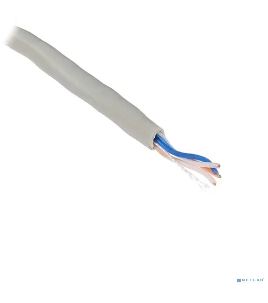 Кабель SkyNet Standart UTP indoor 2x2x0,48, медный, FLUKE TEST, кат.5e, однож., 305 м, box, серый