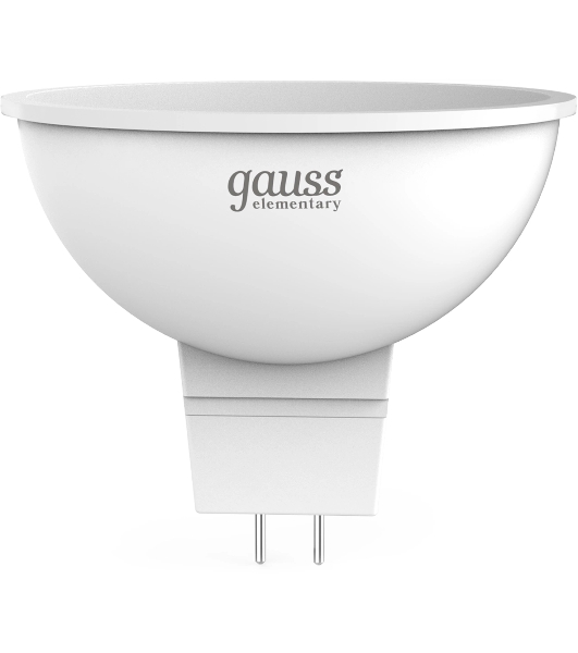 Лампа светодиодная Gauss Elementary 13511 11Вт цок.:GU5.3 софит 180B св.свеч.бел.теп. MR16 (упак.:10шт)