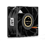 Вентилятор для корпуса ExeGate EX08038S3P-24 черный, 80 мм, 4500 об/мин, 43.2 дБ, 3 pin, фото 1
