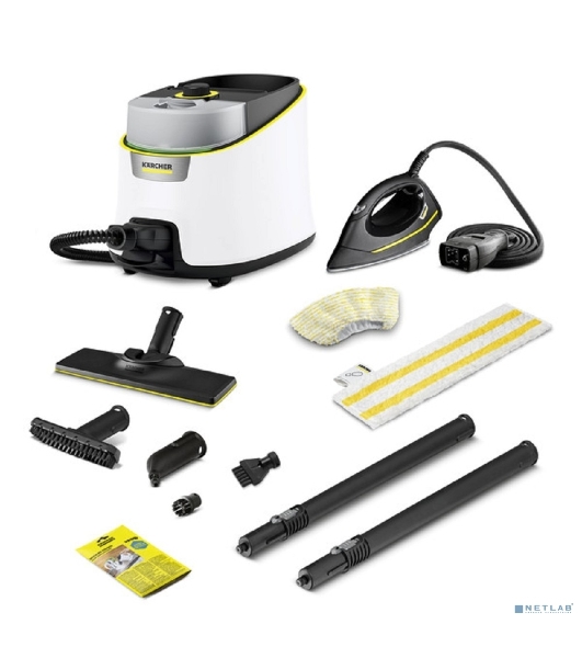 Пароочиститель напольный Karcher SC 4 Deluxe Iron EasyFix 2200Вт белый