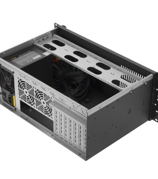 Серверный корпус ExeGate Pro 4U300-08 (RM 19', высота 4U, глубина 300, БП 1200PPH-SE 80 PLUS® Bronze, USB)
