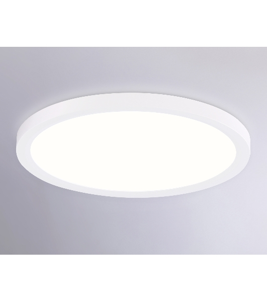 Светильник светодиодный ультратонкий Ambrella light FZ1905 WH белый IP54 26W 3000K-6500K CCT-переключатель D370*25 (Без ПДУ)