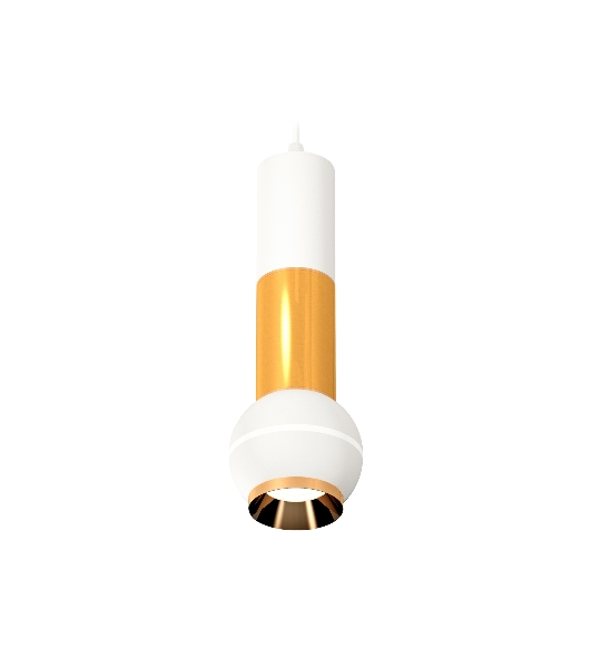 Светильник Ambrella XP1101030 SWH/PYG белый песок/золото желтое полированное MR16 GU5.3 LED 3W 4200K