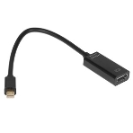 Переходник miniDisplayPort -> HDMI, Cablexpert A-mDPM-HDMIF4K-01, 4K, 20M/19F, кабель 15 см, черный, пакет, фото6