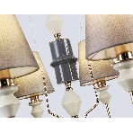 Люстра Ambrella light LH75403/8 GD/GR золото/серый E14*8 max 40W D815*1260, фото5