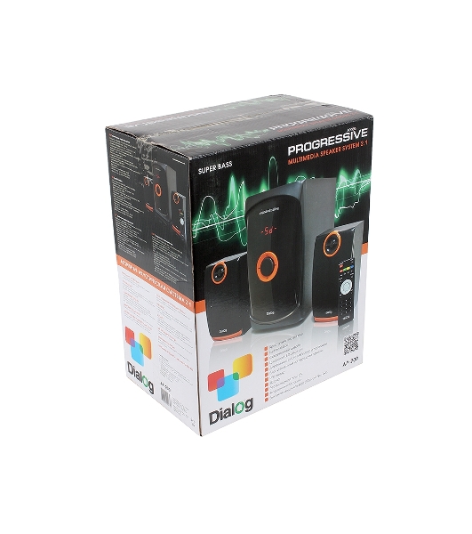 Акустическая система Dialog Progressive AP-200 черный2.1, 30W+2*15W RMS, USB+SD reader