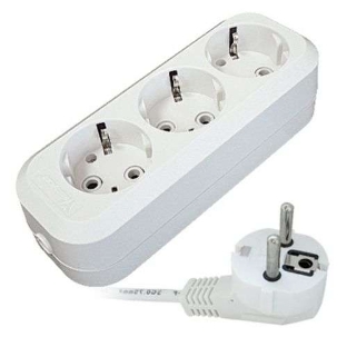 Удлинитель 3х7 м с заземл. 16А IP20 Е-303 АБС-пл. ПВС 3х1 UNIVersal 9631979