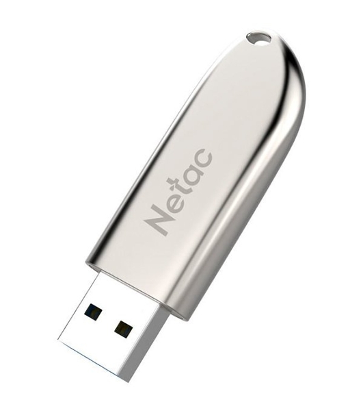 Флешка USB Netac U352 (NT03U352N-032G-20PN), 32Gb, USB 2.0, R/W 50/15, серебристый