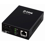 Медиаконвертер D-Link DMC-G10SC/A1A с 1 портом 100/1000Base-T и 1 портом 1000Base-LX с разъемом SC для одномодового оптического кабеля (до 10 км), фото 1