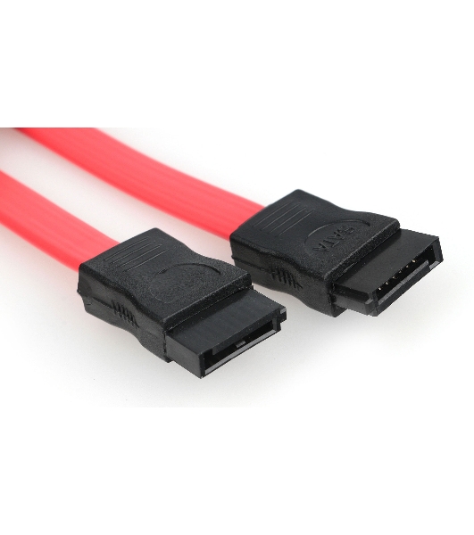 Кабель интерфейсный SATA Cablexpert CC-SATADATA-N, Sata3 7pin/7pin, медн.проводник, 50 см, пакет