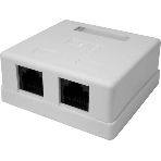 Компьютерная розетка 8P8C (RJ-45), UTP, Cat.6, 2 порта, фото2