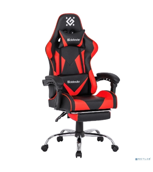 Кресло игровое Defender PILOT RED/BLACK