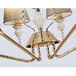 Люстра Ambrella light LH75403/8 GD/GR золото/серый E14*8 max 40W D815*1260, фото4