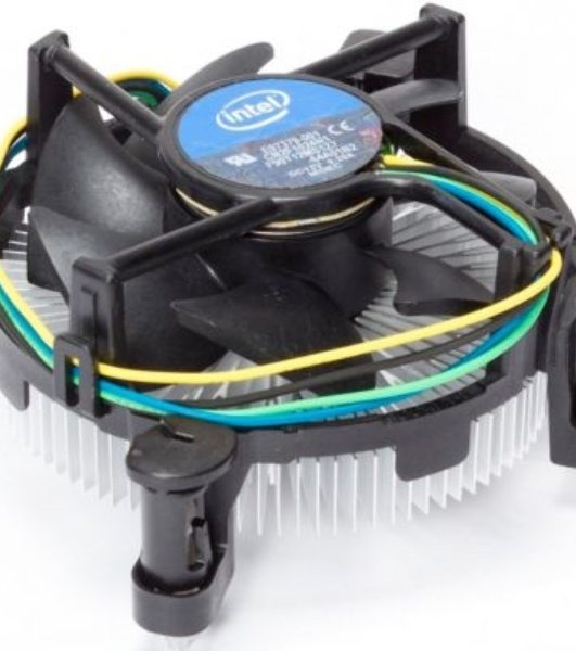 Кулер Intel E97379 серебристый/черный 90мм алюминий 2500rpm 27db 4-pin 73W 58мм
