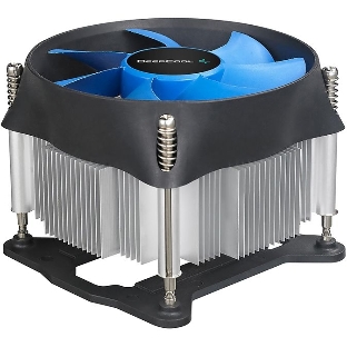 Кулер для процессора DEEPCOOL THETA 31 PWM 1700 черный/синий, 92 мм, алюминий/медь, 2400 об/мин, 30.3 дБ, 4 pin, 95 Вт, 66 мм