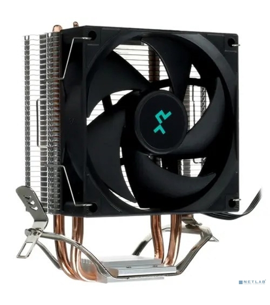 Кулер для процессора DEEPCOOL AG200 черный, 92 мм, алюминий/медь, 3050 об/мин, 30.5 дБ, 4 pin, 100 Вт, 133 мм
