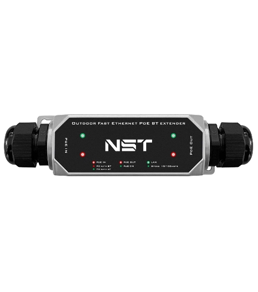 Уличный Ultra PoE удлинитель Fast Ethernet до 250м на 1 порт. Порты Ethernet: Вход - 1x10/100Base-T RJ45; Выход - 1x10/100Base-T RJ45. Порты PoE: Вход - 1xIEEE 802.3af/at/bt/Passive POE (до 120W); Выход - 1xIEEE 802.3af/at/bt (до 90W). Автоматическое определение PoE устройств. PoE WatchDog (Антизависание PoE устройств). Встроенная грозозащита 6kV. Максимальная длина сегмента линии - 250м (скорость 10Мбит/c)/150м (скорость 100Мбит/c). Возможность последовательного подключения до 5 устройств