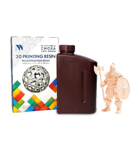 Фотополимерная смола NVPrint Plant Based Resin Beige для 3D печати 1 кг (бут)