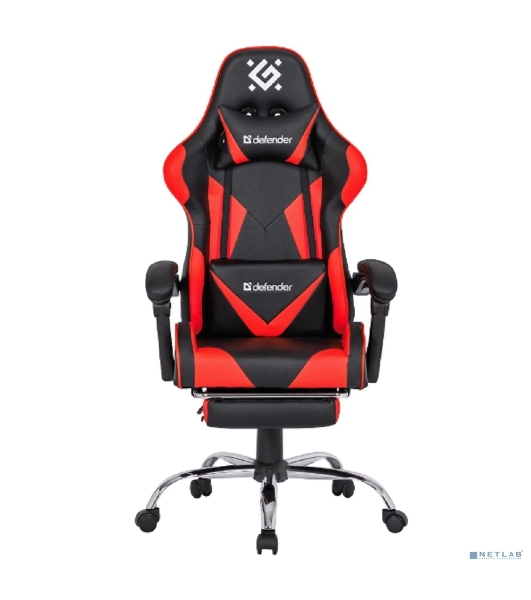 Кресло игровое Defender PILOT RED/BLACK