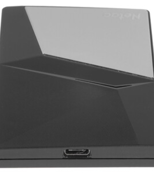 Внешний SSD Netac Z7S, 480 Gb, USB 3.2 Gen 2 Type-C, R/W 550/480, черный
