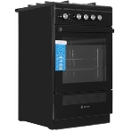 Плита газовая De Luxe 506040.24Г ЧР-001 черный, конфорок 4 шт, духовка 54 л, 50 см x 85 см x 60 см, фото6