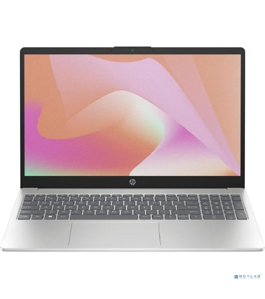 Ноутбук HP 15 15-fc0196nia 15.6'/IPS/AMD R5-7520U/8Gb/512Gb SSD/AMD Radeon 610M/noOS/серебристый/1.59kg