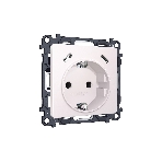 Комплект механизма электрической розетки 2USB С+C 20W (быстрая зарядка) с/з на винтовых зажимах 16A-250V ALFA Жемчуг QUANT (AP2105, VM165) MA210510, фото4