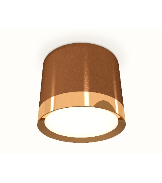 Светильник Ambrella Light XS8117001 SCF/PYG кофе песок/золото желтое полированное GX53 (C8117, N8124)
