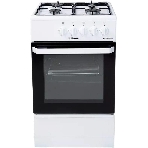 Плита газовая Hansa FCGW510029A белый, конфорок 4 газовых, духовка 53 л, 50 см x 85 см x 57 см, фото10